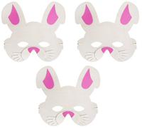 Henbrandt 3 x Easter Lamb Foam Masks for Kids Easter Animals EVA Foam Face Masks Easter Egg Hunt Fancy Dress Costume Kids Party Favour Loot Bag Filler for Boys and Girls