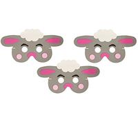 HENBRANDT 3 x Easter Lamb EVA Foam Mask Childrens Parade Fancy Dress