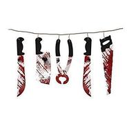 HENBRANDT 3 x Garland Torture for Halloween Decorations, Size: 1.80m, Material Plastic