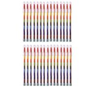 Henbrandt Funky Pencils Stackers Pop A Crayons Colour Change 30 Pack