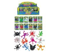 HENBRANDT 30 x Sticky Creatures Novelty Splat Monster Toy Sticky Fidget Toys for Kids Trick or Treat Stocking Filler Halloween Party Bag Fillers Loot Bag Lucky Dip Favours for Boys and Girls