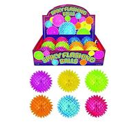 HENBRANDT 3X12 LED Disco Dance Spike Ball Game for Kids with 36 Balls and Flashing Lights