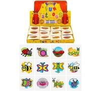 12 Mini Insect Bug Temporary Tattoos Boys Party Bag & Stocking Fillers