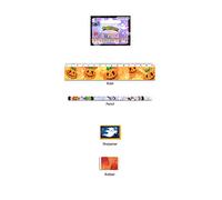 HENBRANDT 4 Piece Halloween Stationery Set - 2 Packs Supplied