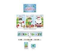 Henbrandt Children's Christmas Stationery Set 5 Piece Xmas Stocking Filler Party Favour