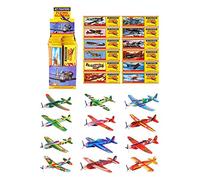 HENBRANDT 48 Flying Glider Plane Kits - childrens party bag filler - ww2 planes 2-Pack