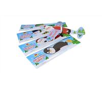 HENBRANDT 48 x Christmas Gliders for Kids 17cm Polystyrene Flying Gliders Xmas Stocking Fillers Toy Loot Bag Fillers Christmas Eve Party Favours Poly Gliders for Girls and Boys