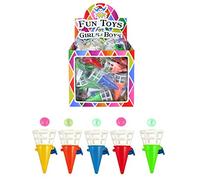Henbrandt 48 x Mini Click And & Catch Cones Birthday Party Loot Bag Pinata Toys Fillers