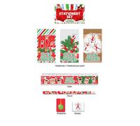 Henbrandt 5 Pieces Elfin Around Christmas Stationery Set