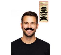 HENBRANDT 6 Black False Moustaches