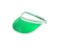 HENBRANDT 6 x Green Poker/Golf Visors Unisex Adult Size Fancy Dress Accessory for Men and Women