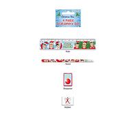Henbrandt 6x Elfin Around Christmas Children’s Stationery Giftset 4-Piece School Classroom Xmas Stocking Loot Bag Filler Party Favour Advent Calendar Gift