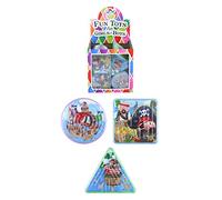 Henbrandt 6x Mini Pirate Puzzle Mazes for Kids Maze Puzzle Birthday Party Home School Classroom Prize Loot Bag Filler Party Favour for Boys and Girls