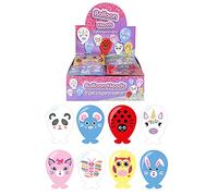 Henbrandt 8 x Assorted Cute Animal Balloon Heads Unicorn Cat Rabbit Owl Balloons Kids Party Favour Loot Bag Filler for Girls and Boys