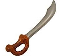 HENBRANDT 8 x Inflatable 60cm Pirate Sword Cutlass Fancy Dress Party Prop Accessory