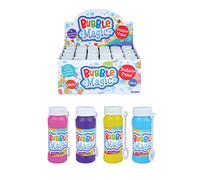 Henbrandt 8x Children’s Bubble Tubs with Wands 50ml Bubble Magic Party Bubbles Kids Toys Summer Fun Outdoor Game Party Favour Loot Bag Fillers Summer Games for Girls and Boys