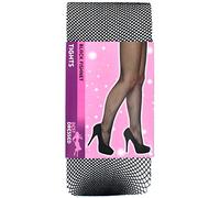 HENBRANDT Adult Black Fishnet Fashion Tights Women’s Fancy Dress Costume Accessories for Halloween Costumes and Cosplay Net Tights for Women Fish Net Stockings Diamond Mesh Pantyhose