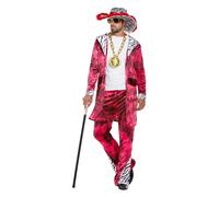 fancy dress big daddy pimp 1970s fits upto 48 chest