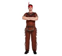 Mens Native American Man Fancy Dress Costume