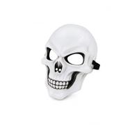 HENBRANDT Adult White Skeleton Mask Scary Skull Face Mask Creepy Face Cover Horror Cosplay Trick or Treat Halloween Fancy Dress Costume Accessories for Children and Adults
