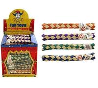 Henbrandt Bamboo Finger Traps Box of 72 - Bulk Wholesale Childrens Party Bag Favour Filler Fete Lucky Dip Prizes Toys