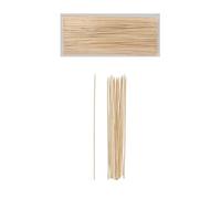 Henbrandt Bamboo Skewers 20cm x 2.5mm - 100 Sticks Per Pack - Kebab Sticks for BBQ Cooking, Craft & Parties - Single Pack (Total 100)