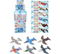 Henbrandt 12x New Animal Birds Aircraft Gliders 16 cm Birthday/Party Bag - [Toy] Kids Party Bag Fillers, Toy Gliders, Kids Prizes for Party Bags & Party Favours
