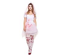 HENBRANDT Ghostly Bloody Bride (One Size) Adult Halloween Fancy Dress Costume
