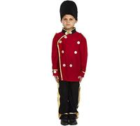 HENBRANDT Boys Busby Guard Fancy Dress Costume Royal Soldier Uniform London Child Outfit (Age 4-6)