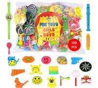 Henbrandt BULK BUY Party Bag Toys - 100 Assorted DELUXE Stocking Filler Toys - Pinata