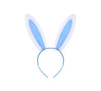 HENBRANDT Bunny Ears Headband (Rabbit Costume) (Blue Bunny Ears)