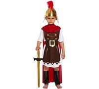 HENBRANDT Child Roman General Costume Medium 7-9 Years