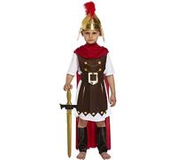 HENBRANDT Children Roman General Emperitor Toga Soldier Costume Ages 4-12 Years World Book Day/Week (7-9 years)