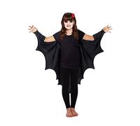 HENBRANDT Children’s Bat Cape Costume Accessory for Kids Scary Fancy Dress Outfit Vampire Bat Wings Witch Cape One Size Ages 4-12 Halloween Fancy Dress for Boys and Girl