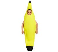 HENBRANDT Children’s Banana Costume for Kids Fancy Dress Outfit Fruit Costumes Banana Suit Funny Halloween Fancy Dress for Boys and Girls (Small Age 4-6)