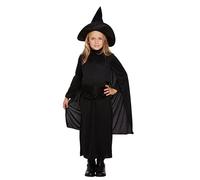 HENBRANDT Children's Classic Witch Halloween Costume , Small / 4-6 Yrs, Black