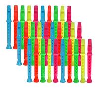 Henbrandt 6 x Mini Flutes Whistle Recorders Birthday Party Loot Bag Pinata Toys Fillers