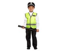 HENBRANDT CHILD'S POLICE COSTUME FANCY DRESS POLICEMAN EMERGENCY SERVICES BOYS OUTFIT World Book Day/Week (4-6 years)