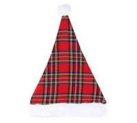 HENBRANDT Christmas Santa Hat with White Bobble Adult and Child Size Red Santa Claus Hat Xmas Party Novelty Gift Father Christmas Fancy Dress Costume Accessory