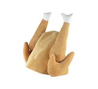 Henbrandt Christmas Turkey Soft 3D Hat Cooked Turkey Hat - Adult Size