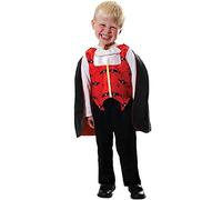 Henbrandt DELUXE VAMPIRE BOY TODDLER COSTUME HALLOWEEN PARTY FANCY DRESS SIZE 2-4 YEARS