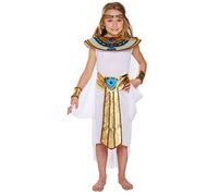 HENBRANDT EGYPTIAN GIRL CLEOPATRA KIDS FANCY DRESS COSTUME WORLD BOOK DAY WEEK OUTFIT (Egyptian Girl Costume) (Age 7-9)