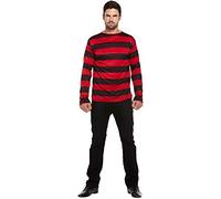 HENBRANDT FANCY DRESS ADULT STRIPED JUMPER, None, Multicoloured