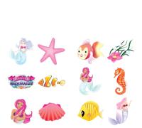 Henbrandt Fun Tattoos Mermaid Assorted - 6 Pcs