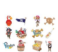 Henbrandt Fun Tattoos Pirates Assorted - 6 Pcs