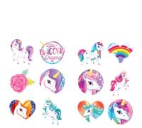 Henbrandt Fun Tattoos Unicorn Assorted - 6 Pcs