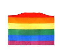 Henbrandt Gay Pride/Carnival Multi Coloured Flag Cape