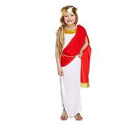 HENBRANDT Girls Greek Fancy Dress Roman Goddess Costume Age 7-9