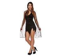 Henbrandt Halloween Spiderweb Cape (One Size) Adult's Fancy Dress Costume Accessory