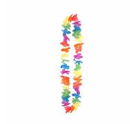 HENBRANDT Hawaiian Neon Flower Lei Garland - One Lei per Order